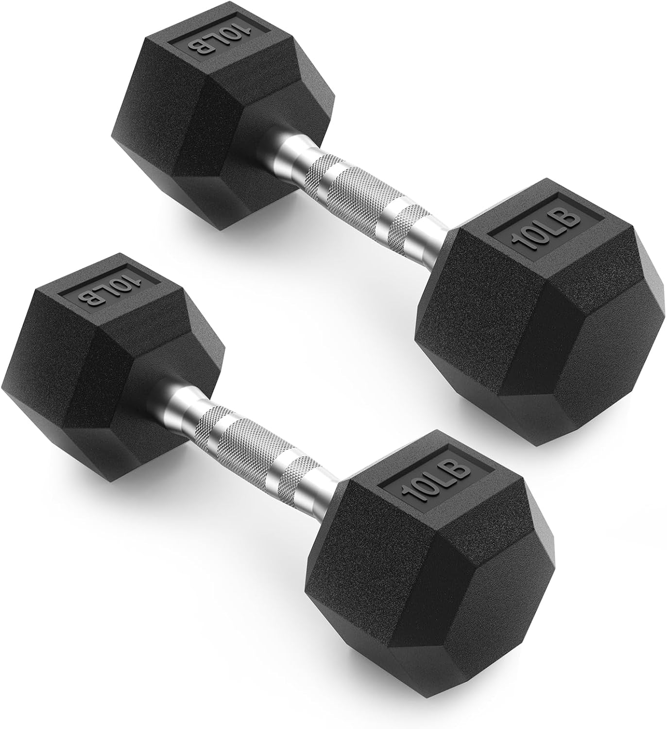 PAPABABE Dumbbells Set Dumbbells Pair, Hand Weights for Women Men at Home, Free Weights Dumbbells Set for Home Gym Equipment, Pesas Mancuernas Para Ejercicios De Hombre Casa.