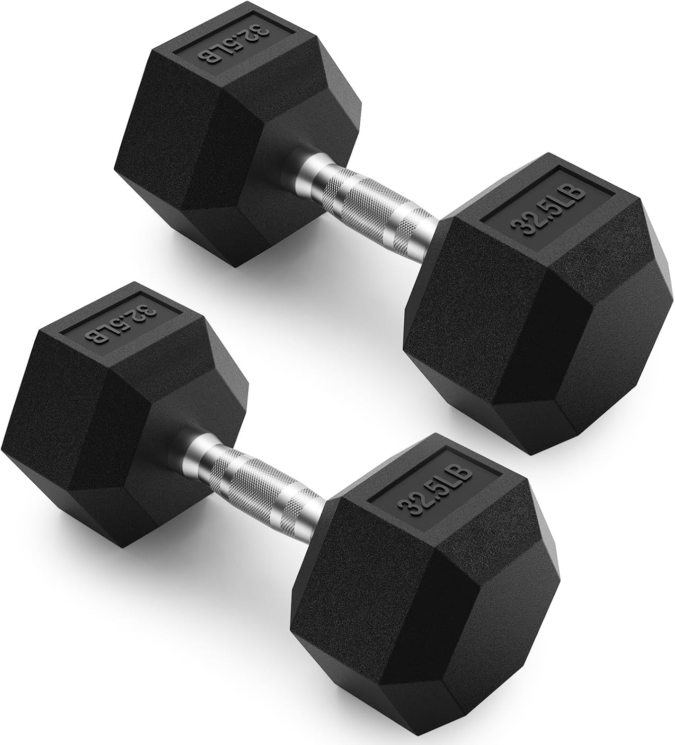 PAPABABE Dumbbells Set Dumbbells Pair, Hand Weights for Women Men at Home, Free Weights Dumbbells Set for Home Gym Equipment, Pesas Mancuernas Para Ejercicios De Hombre Casa.