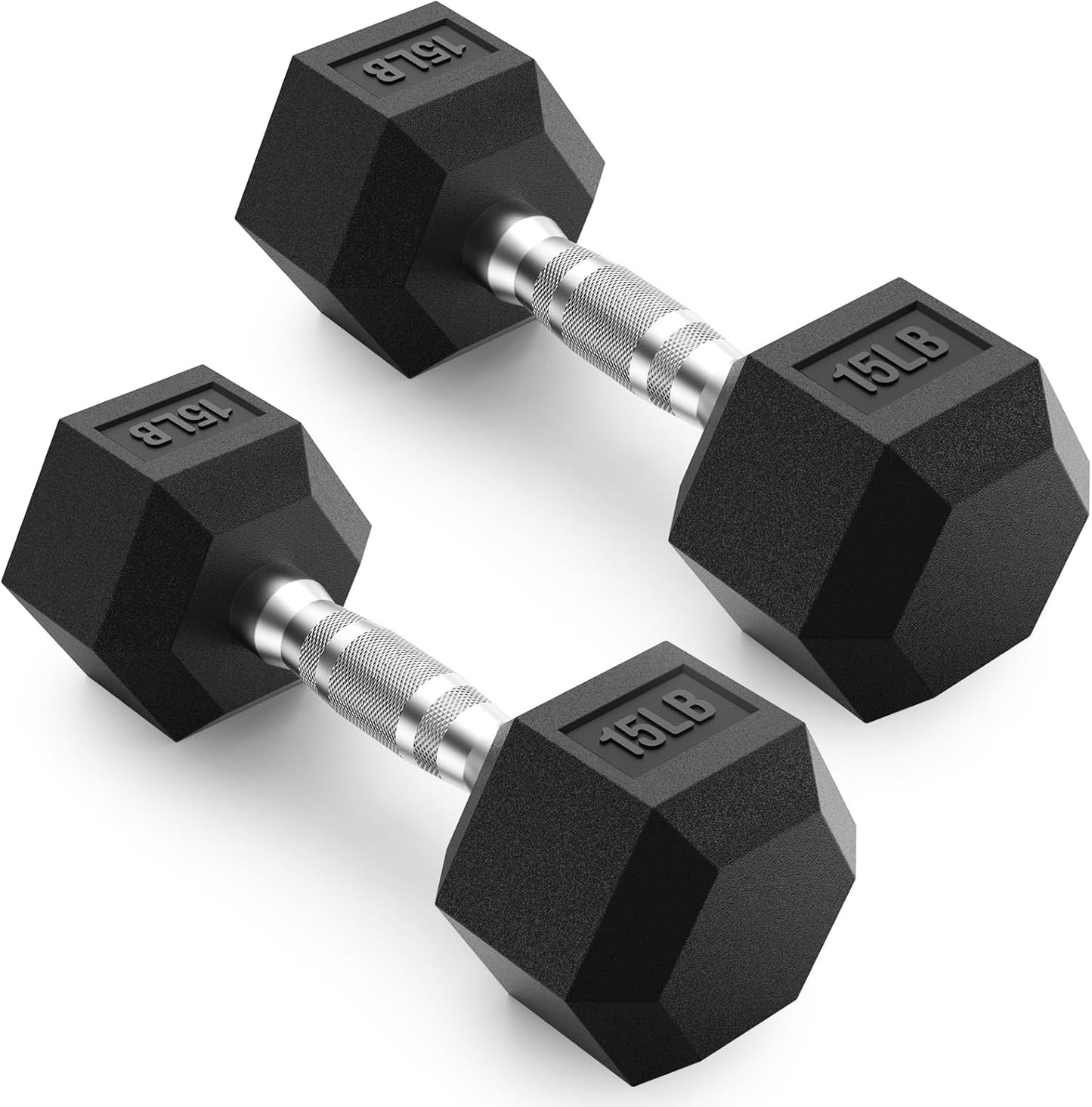 PAPABABE Dumbbells Set Dumbbells Pair, Hand Weights for Women Men at Home, Free Weights Dumbbells Set for Home Gym Equipment, Pesas Mancuernas Para Ejercicios De Hombre Casa.