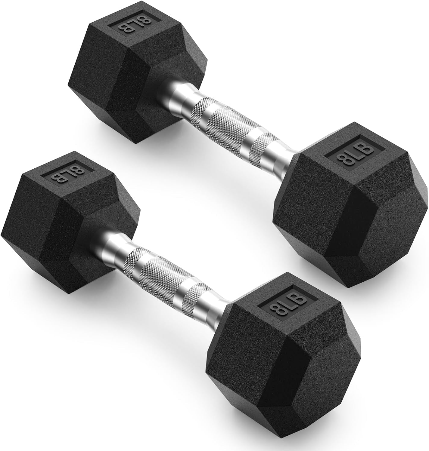 PAPABABE Dumbbells Set Dumbbells Pair, Hand Weights for Women Men at Home, Free Weights Dumbbells Set for Home Gym Equipment, Pesas Mancuernas Para Ejercicios De Hombre Casa.