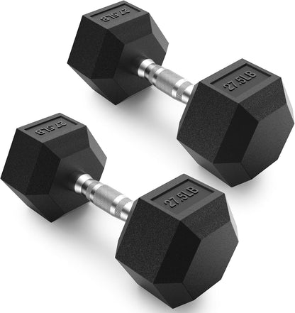 PAPABABE Dumbbells Set Dumbbells Pair, Hand Weights for Women Men at Home, Free Weights Dumbbells Set for Home Gym Equipment, Pesas Mancuernas Para Ejercicios De Hombre Casa.