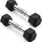 PAPABABE Dumbbells Set Dumbbells Pair, Hand Weights for Women Men at Home, Free Weights Dumbbells Set for Home Gym Equipment, Pesas Mancuernas Para Ejercicios De Hombre Casa.